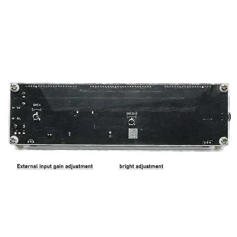 TYPE-C 5V 12V Car POWER Amplifier VFD Music Spectrum Display Clock Voice Control Level Indicator Rhythm Analyzer VU Meter