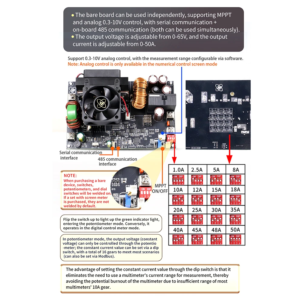 XY6530S XY6550S CNC DC Adjustable Step Down Power Supply Constant Voltage Constant Current Module Power Supply 2000W 3250W