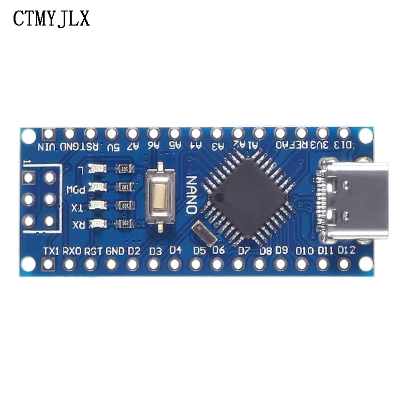 10pcs Mini/Type-C/Micro USB For Nano 3.0 With The Bootloader Compatible Controller for Arduino CH340 USB Driver 16Mhz ATMEGA328P
