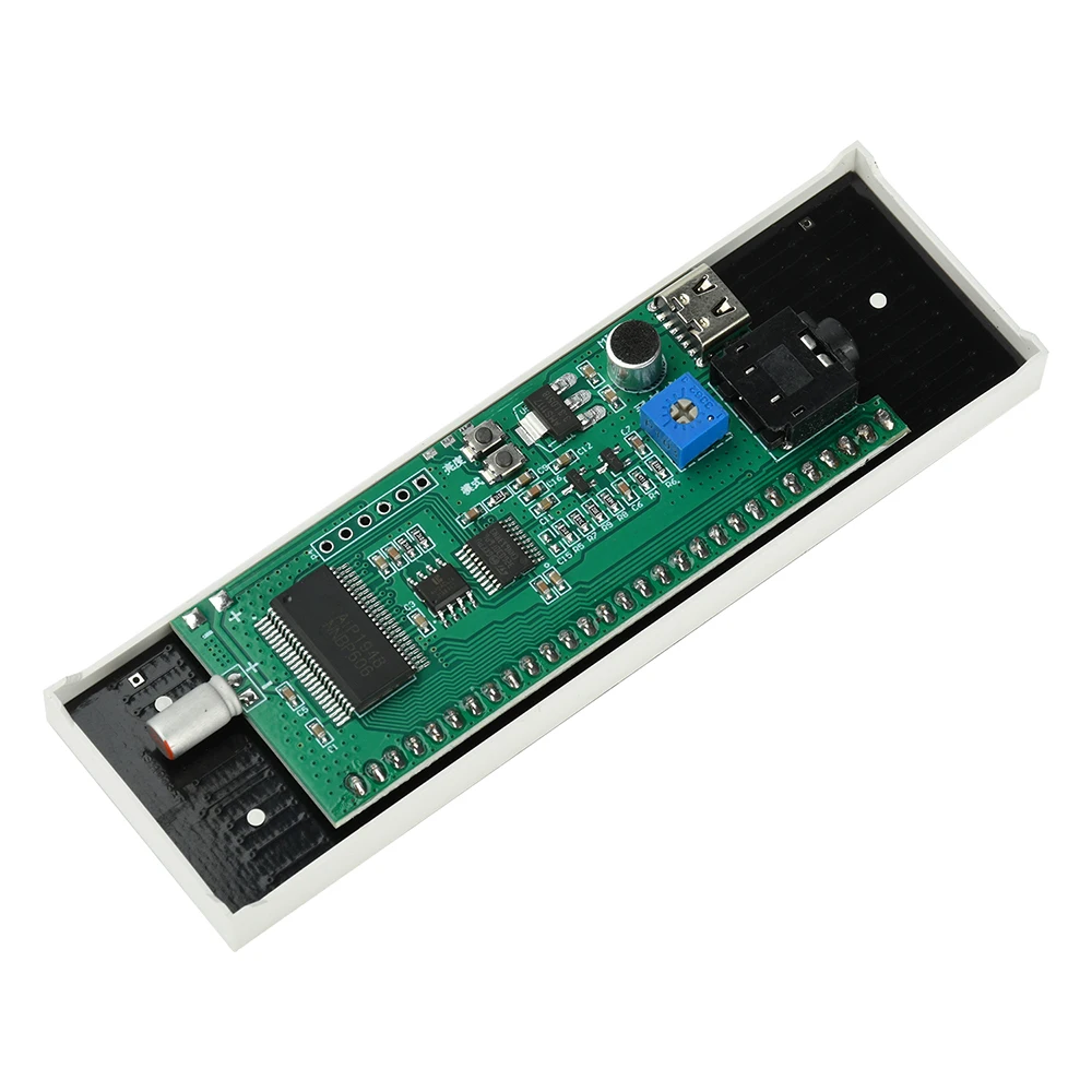 Multi-mode Voice Control Music Spectrum LED Pickup Rhythm Analyzer Light Display Audio Level Indicator VU Meter Electronic Kit