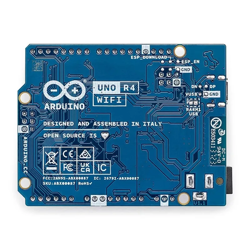 Original Arduino UNO R4 WIFI RA4M1 ABX00087 Minima ABX00080  development board imported from Italy