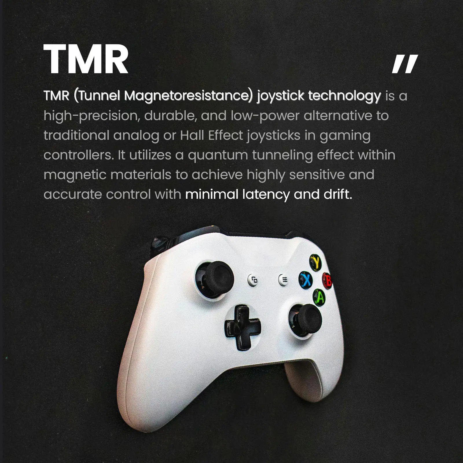 For PS5 PS4 XBOX Series Controller 3D Analog Thumbstick K-Silver JS13 PRO+ TMR Joystick No-Drift Gamepad Replacement Accessories