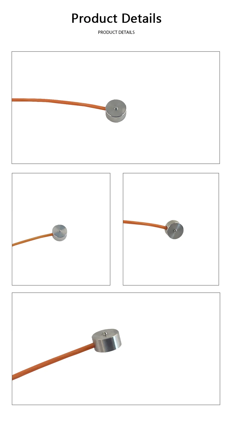 MNM1 Micro Button Load Cell 5-50kg Stainless Steel Mini Weight Sensor 4-Wire Wheatstone Bridge