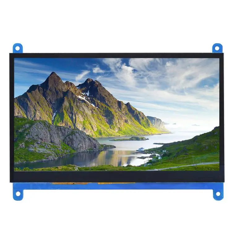 7 Inch 1024x600 Raspberry Pi Display for 4 3B+ 3B Windows Touchscreen 7 Inch Mini HDMI Monitor