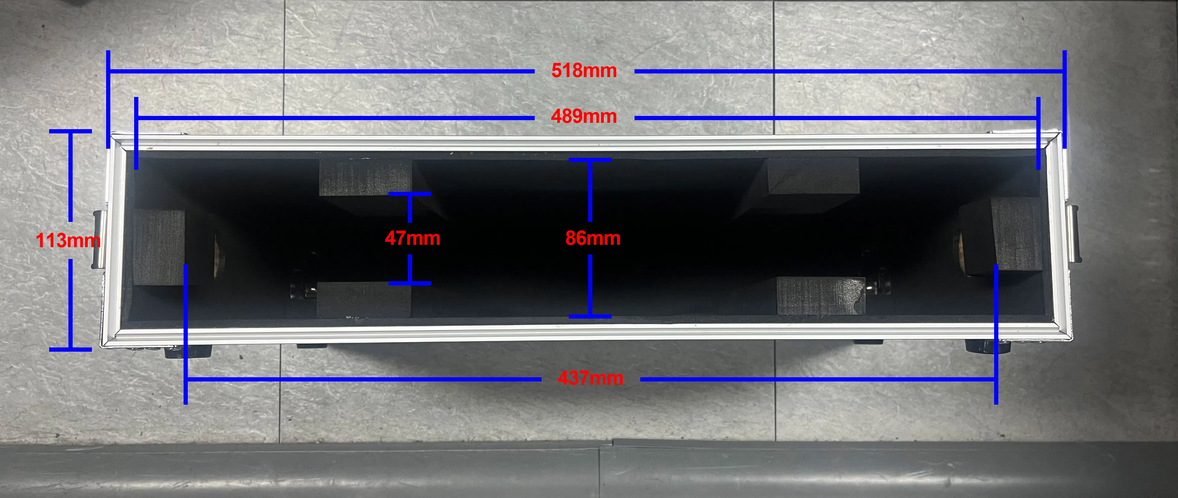 AMS-FC1U Flight Case Durable Aviation Case for LED Display Video Processor Novastar VX1000 VX600 VX400 MCTRL600