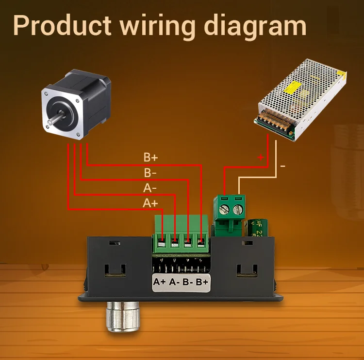 SMC04 Stepper Motor Driver DC 10-30V Motor Controller Forward And Reverse Ttl Serial Communication For 42 57 86 Stepper Motor