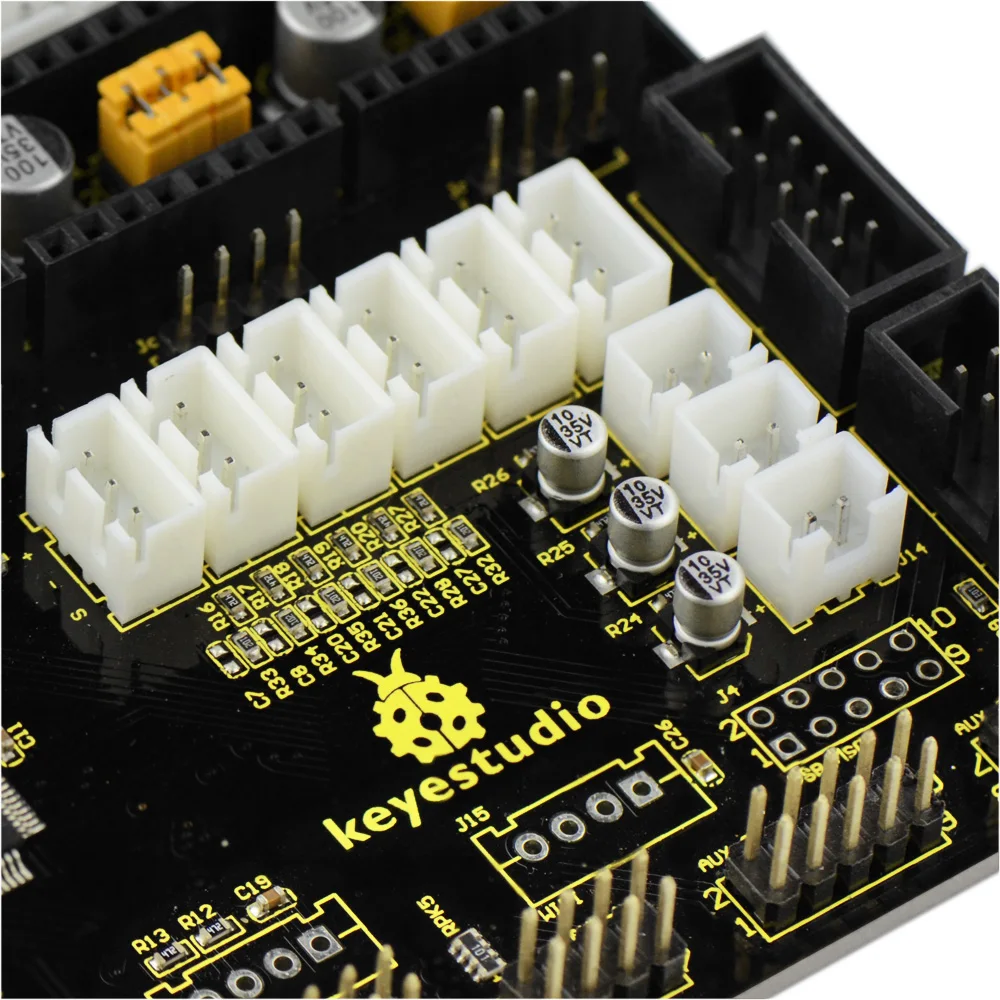 Keyestudio 3D MKS Gen V1.4 Printer Motherboard Control Board(Black &Environmental-protection) Compatible Arduino Mega 2560 board