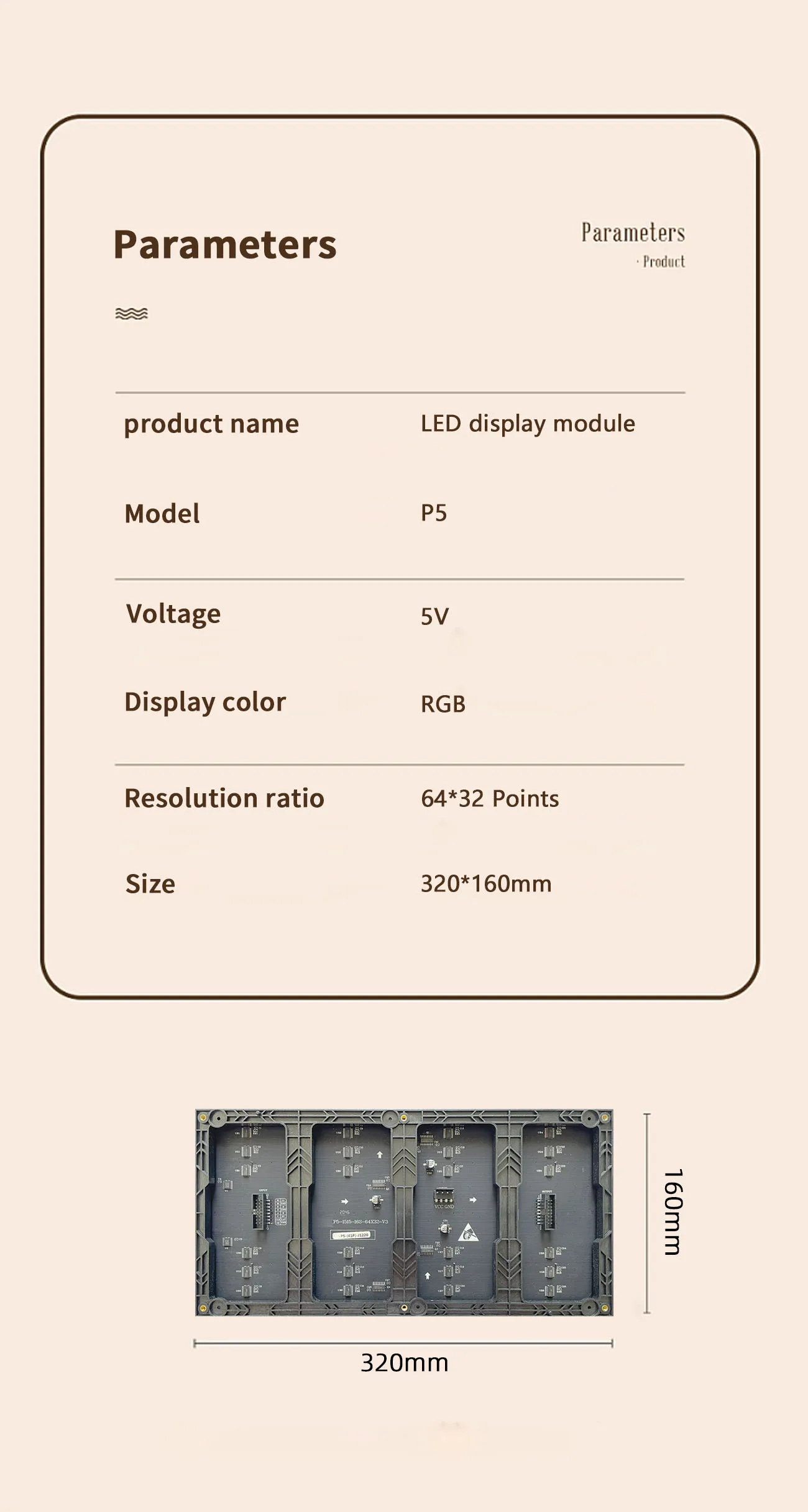 LED Digital Signage Indoor SMD P5 Full Color HUB75 Module RGB Pixel Display LED Display LED Video Wall Large Screen