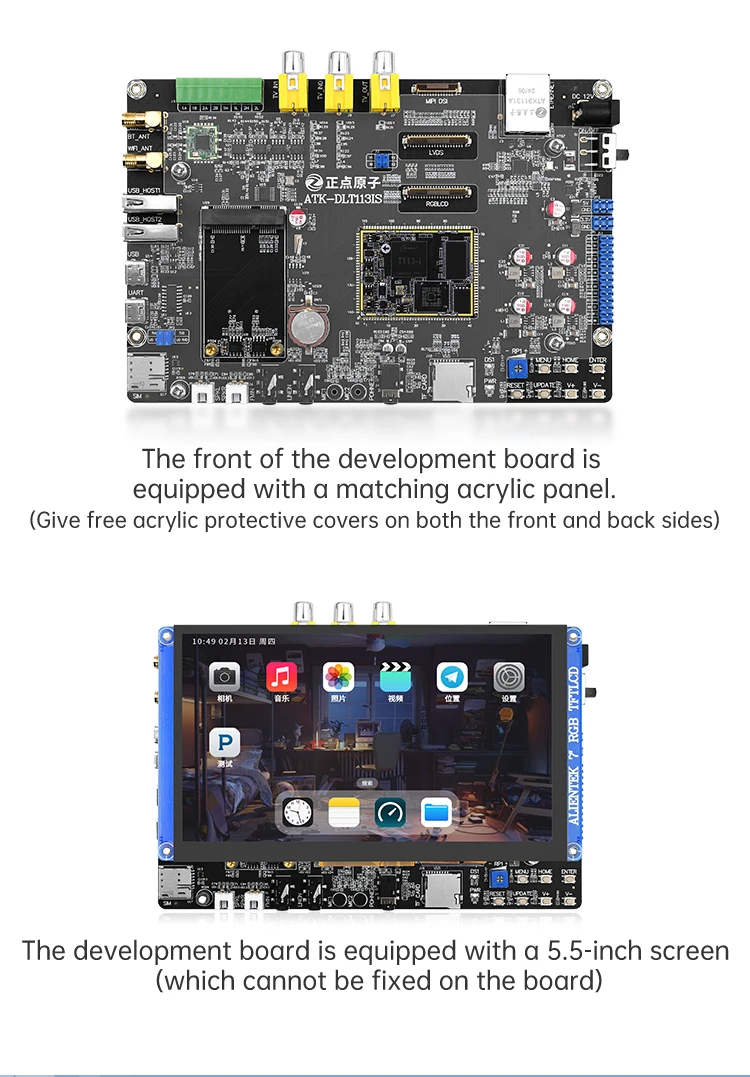 ALIENTEK Allwinner T113-i Development Board Linux Embedded ARM Superior to STM32/6ULL 5.4 Kernel Heterogeneous Core Development