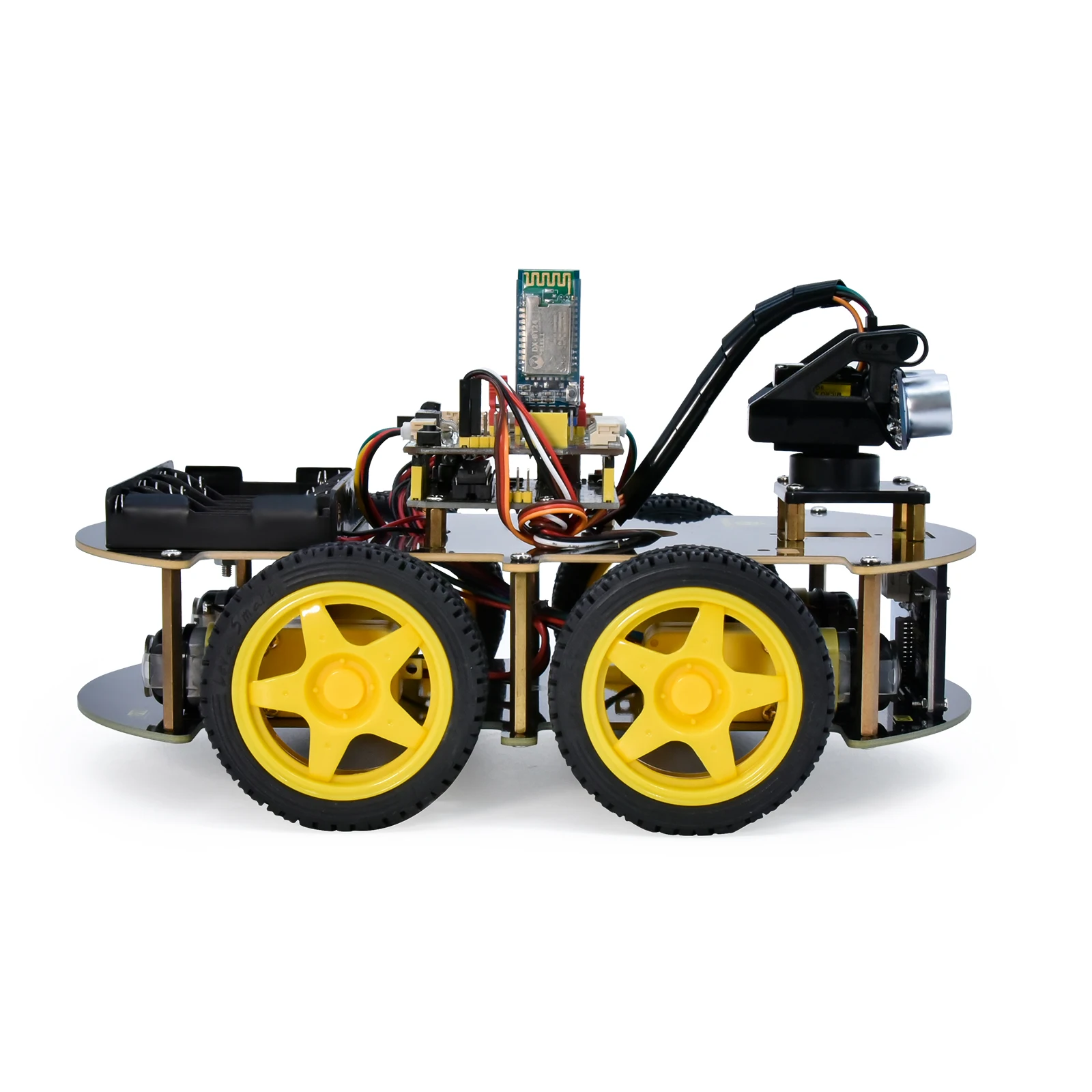 Keyestudio 4WD Multi BT Robot Car Kit V2.0 W/LED Display For Arduino Robot Kit DIY Electronic Kit/Programming Car Kit