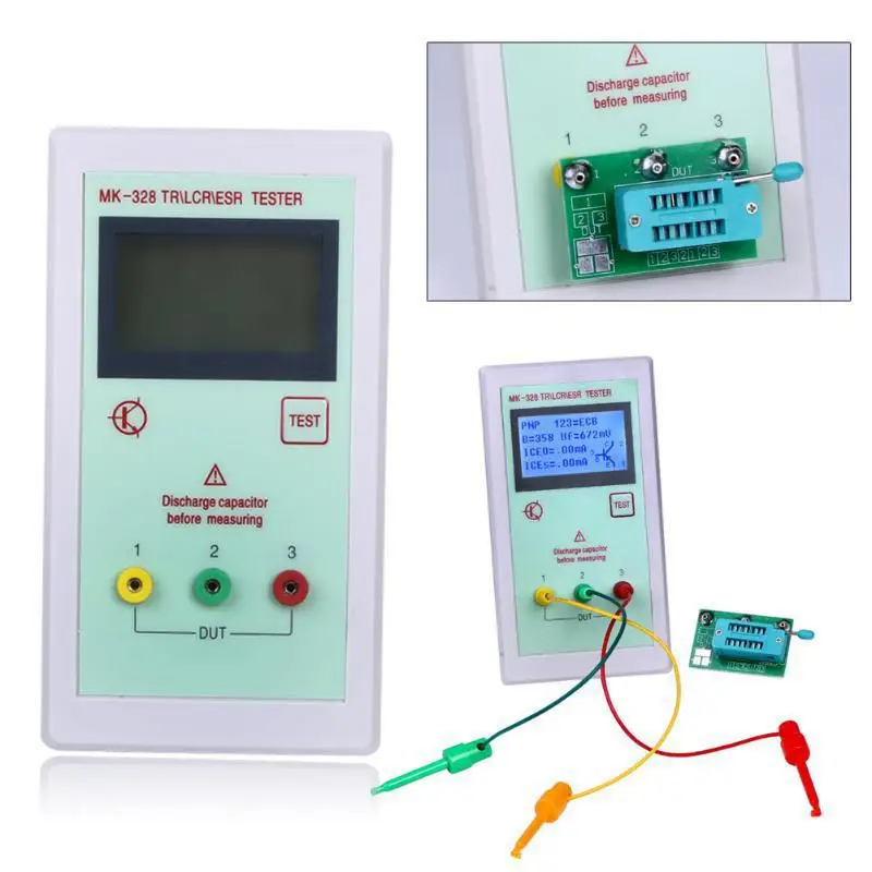 -328 MK328 TR ESR Capacitor and Resistor Tester