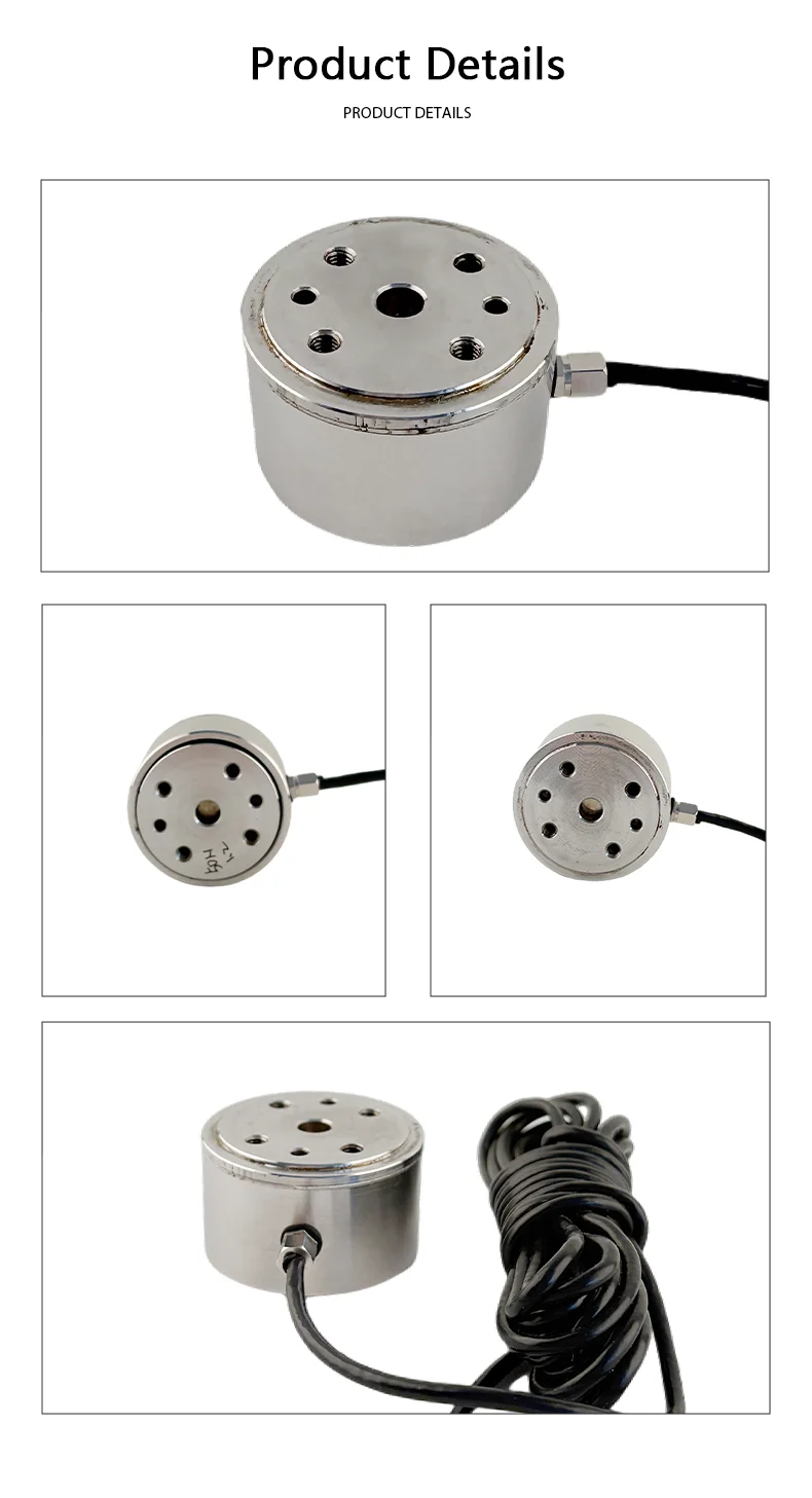 Compact Torque Load Cell Micro Reaction Torque Sensor 100Nm High Sensitivity Stainless Steel Force Sensor for Torque Monitoring