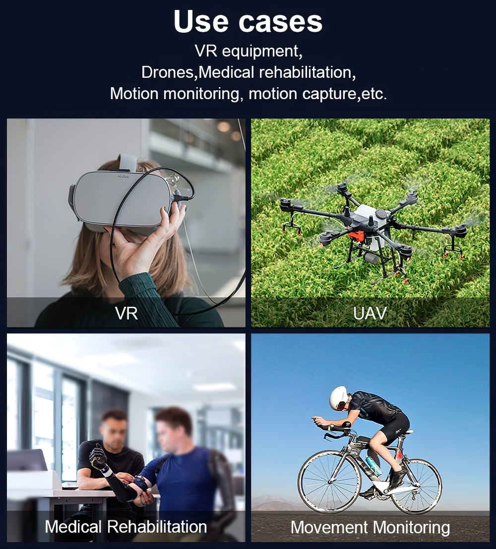 Bluetooth 5.0 Accelerometer sensor 50m range WT9011DCL Gyroscope Angle Sensor Electronic Compass Magnetometer Inclinometer