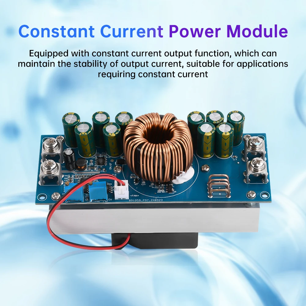 DC-DC Adjustable Step-Down Power Supply Module, 1500/1200W/800W Step-Down Power Supply Modules, DC 15V–90V to DC 2.5V–72V