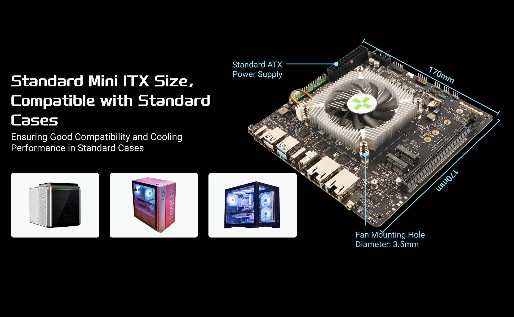 BoMaSRadxa Orion O6, World's First Open Arm V9 Mini Itx Motherboard, 12-core Cpu, 28.8tops Npu, Lpddr5 And Pcie Gen4 16-lane