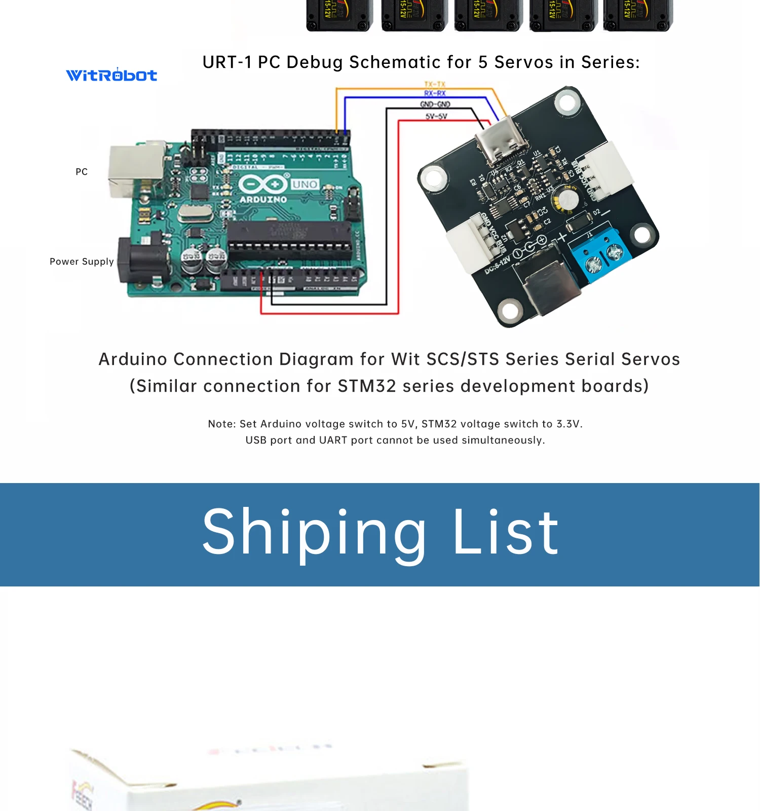 Feetech STS3215 Smart Servo 7.4V 12V 20KG 30KG 360° TTL Serial Bus Robot Servo for SO-ARM100 Ai Robotic Arm DIY Industrial Servo