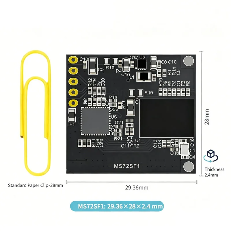 MS72SF1 60GHz MmWave Radar Module, Human Presence Detection Sensor, Indoor Motion Stationary Detection for Smart Home Automation