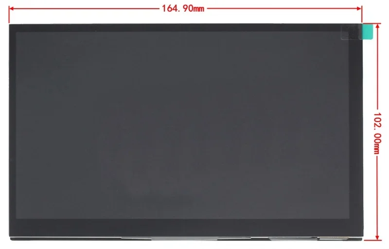 Raspberry Pi 5 7 inch IPS Touchscreen Monitor 1024X600 HDMI-compatible LCD Module Mini PC Portable Monitor for RPI 5 4B 3B+ ZERO