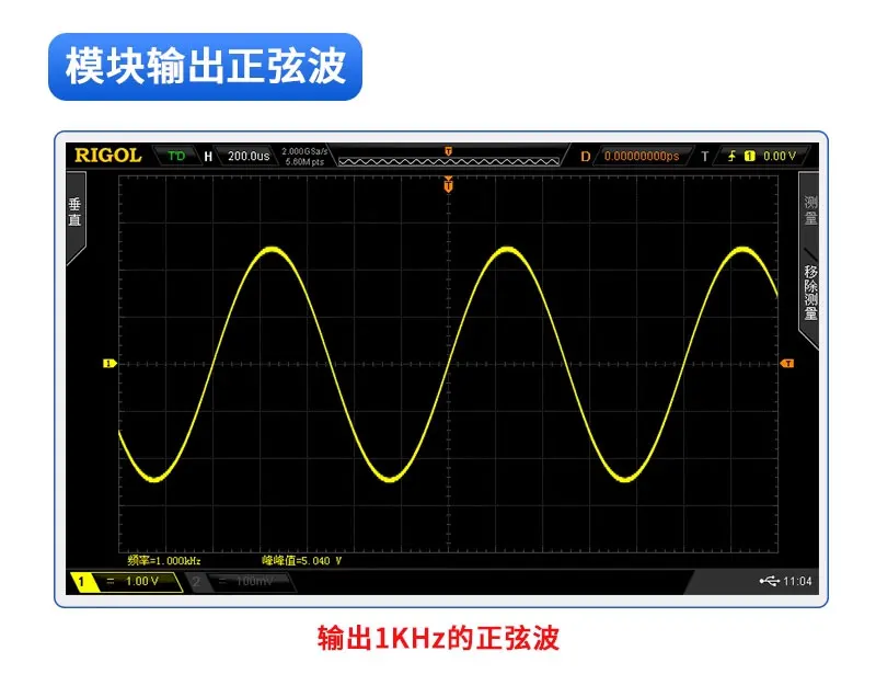 AD9744 DAC Module, 14-Bit High-Speed Digital to Analog Converter, 210MSPS Waveform Generator 40MHz Bandwidth