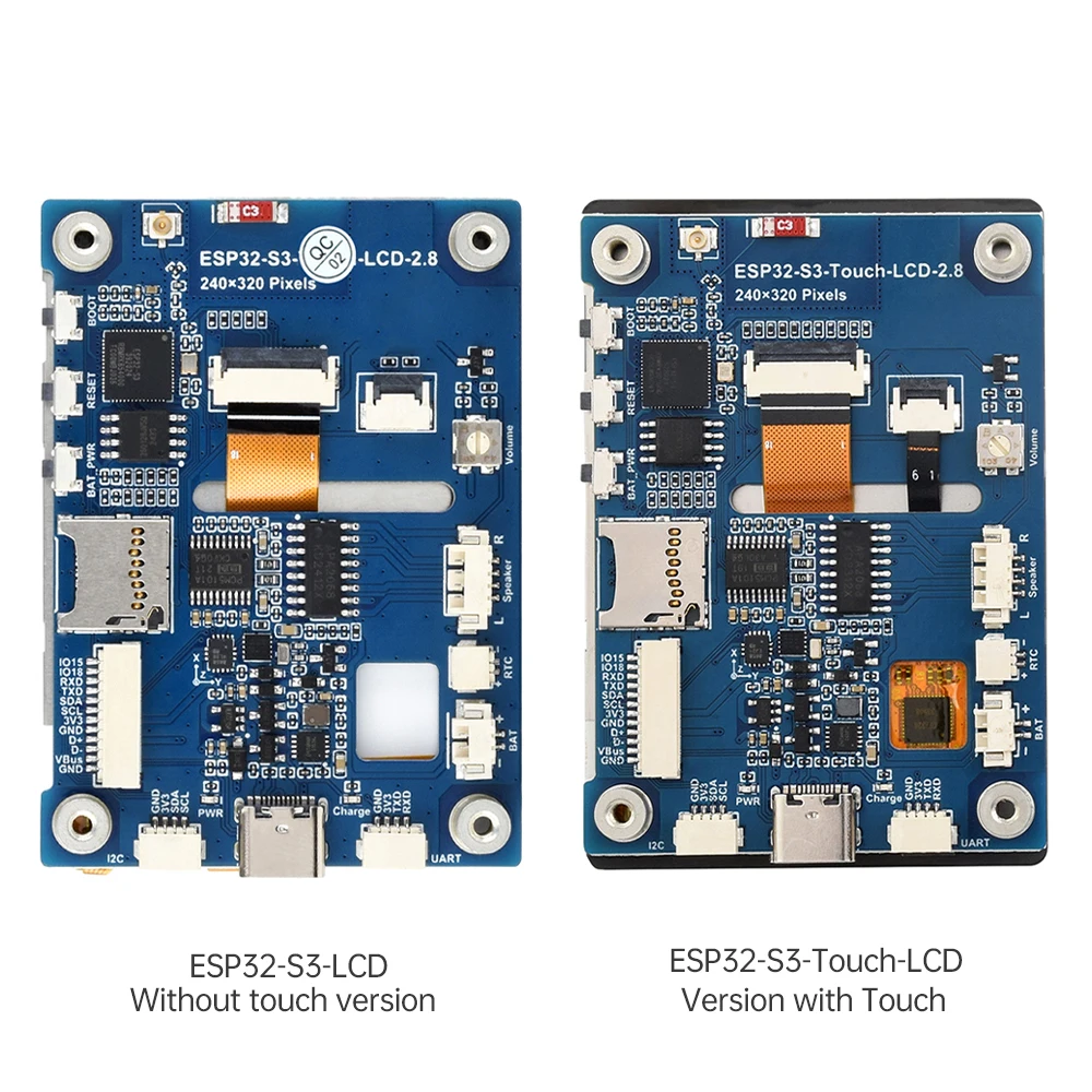 ESP32-S3-Touch-LCD-2.8B with touch 480×640 resolution display IPS capacitive screen WIFI Bluetooth development board Type C