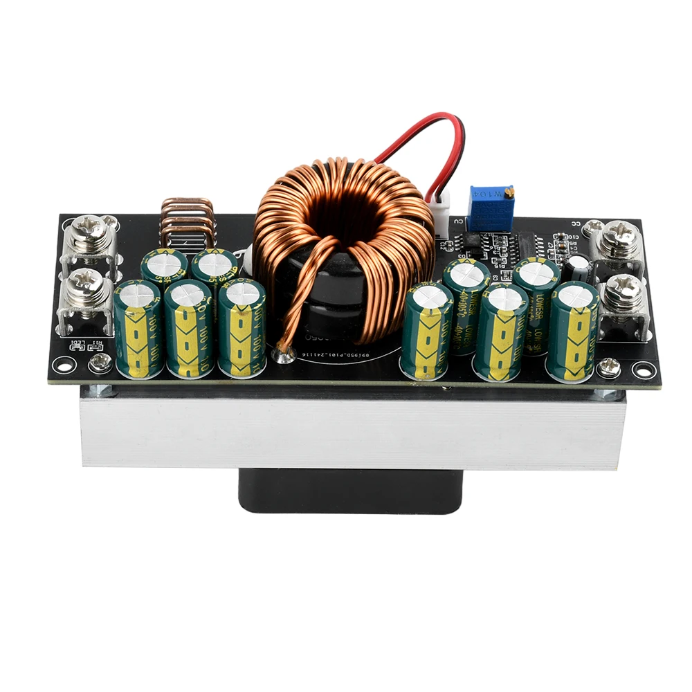 1200W/1500W Adjustable DC-DC Step-Down Power Supply Module, DC 15V–90V to DC 2.5V–72V Step-Down Power Supply Module