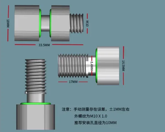 M10 Water Pressure and Depth Sensor High Precision Depth Sensor MS5837-30BA with Temperature ROV