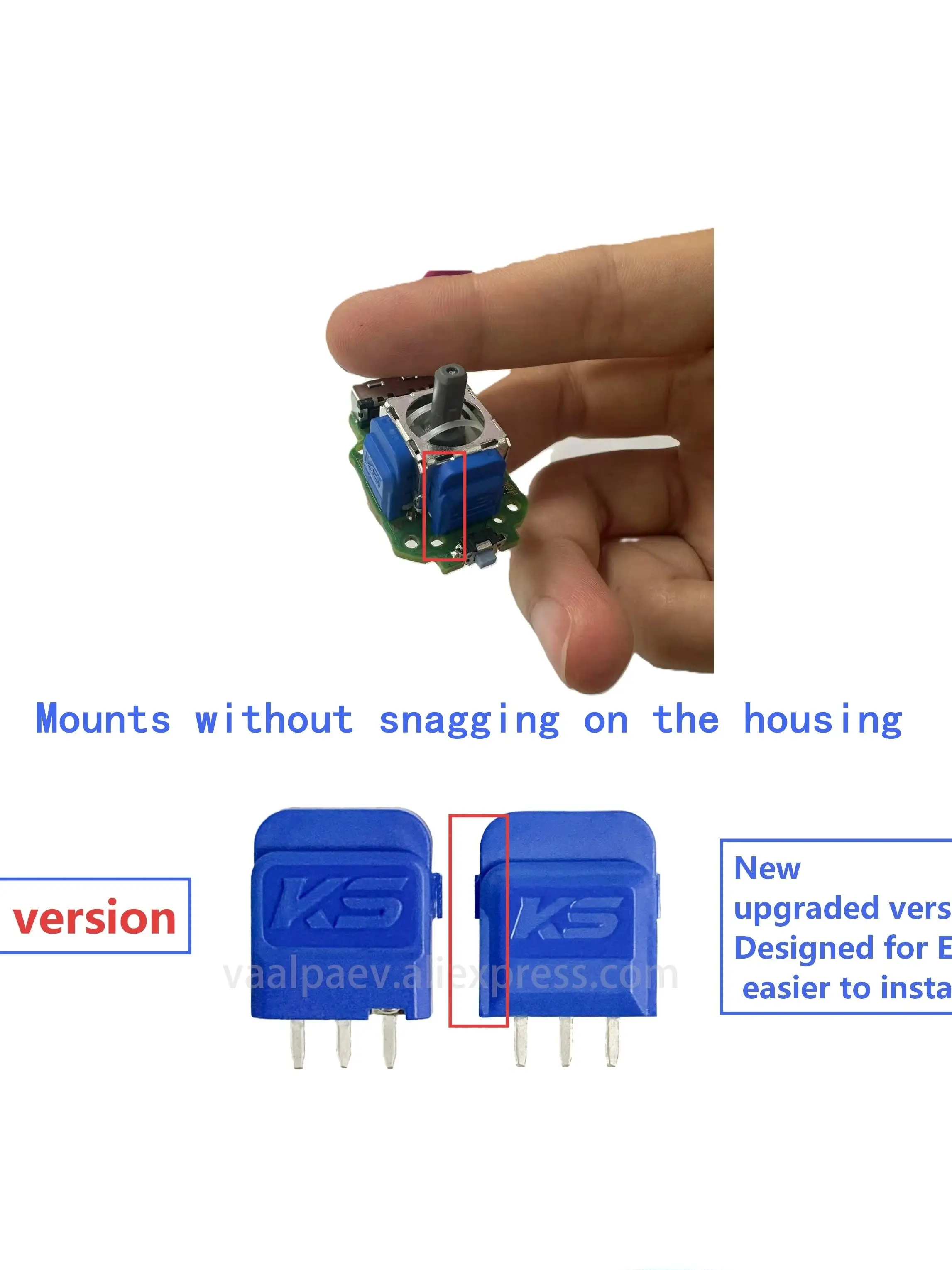 For PS5 DualSense Edge Module Controllers NEW Updated Version TMR Analog Joystick Anti-drift Longer Service Life More