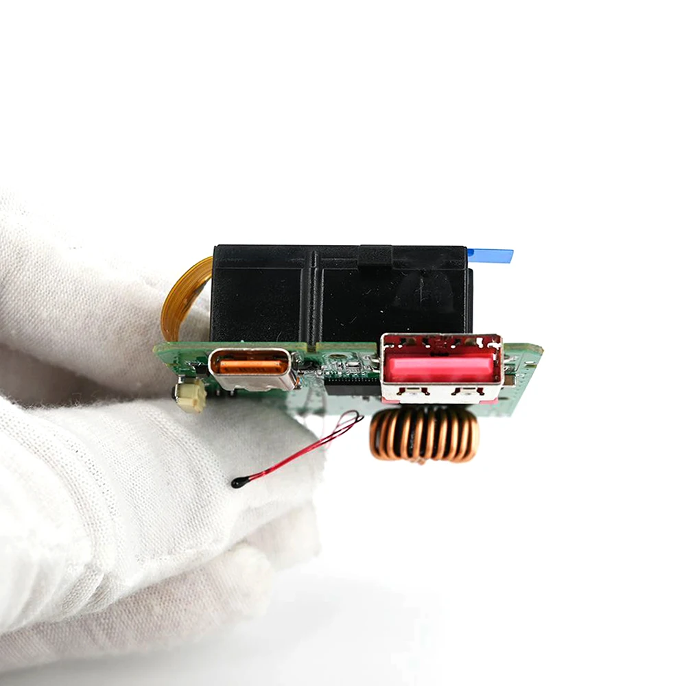 100W Fast Charging Module PD Quick Charge Power Bank Mainboard with TFT Color Display for DIY Portable Charger