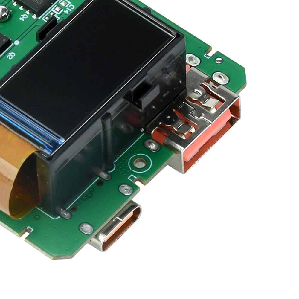100W Fast Charging Module PD Quick Charge Power Bank Mainboard with TFT Color Display for DIY Portable Charger