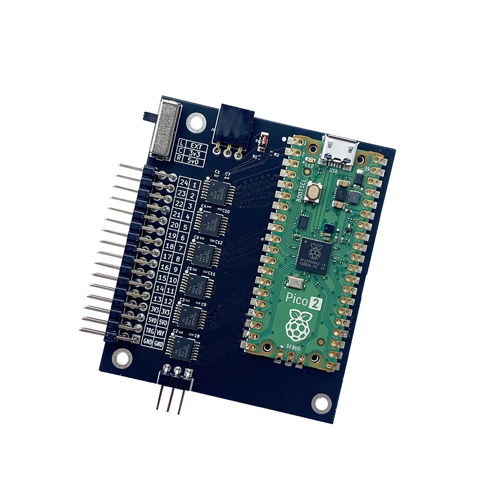 Logic Analyzer V6.0 RP2350 Pico 2 - 400MHz 24 Channel Logic Analyser for Circuit Analysis -Y18A