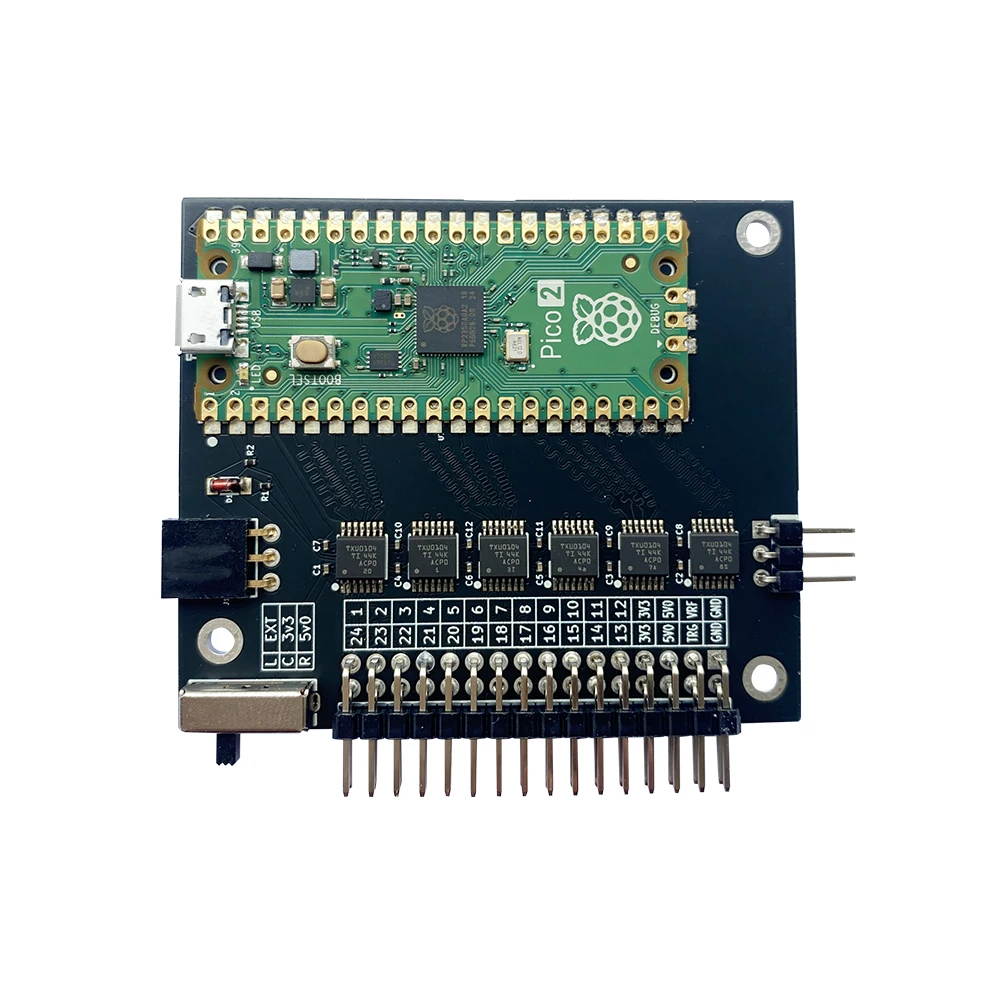 Logic Analyzer V6.0 RP2350 Pico 2 - 400MHz 24 Channel Logic Analyser for Circuit Analysis -Y18A
