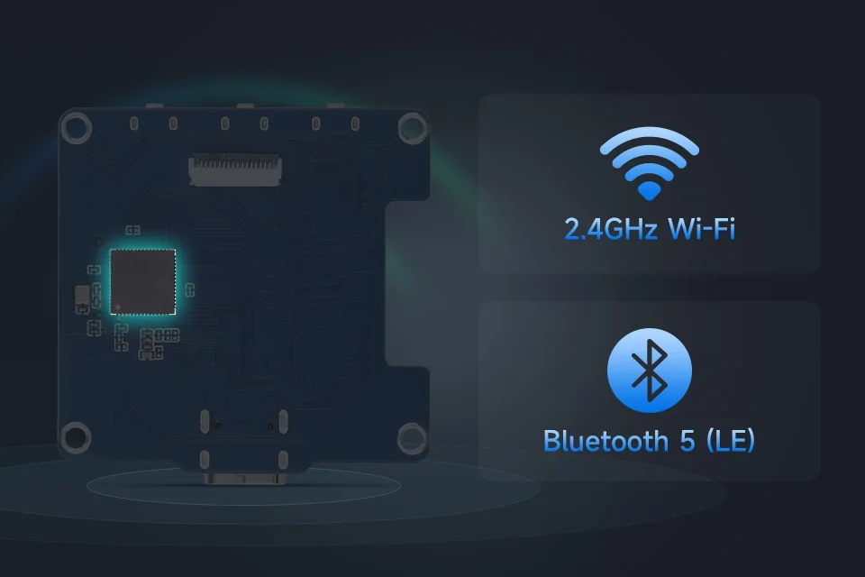 Waveshare ESP32-S3 1.54inch LCD Display Development Board,240×240 Resolution, 262K Color,Supports Dual Microphones,2.4GHz Wi-Fi