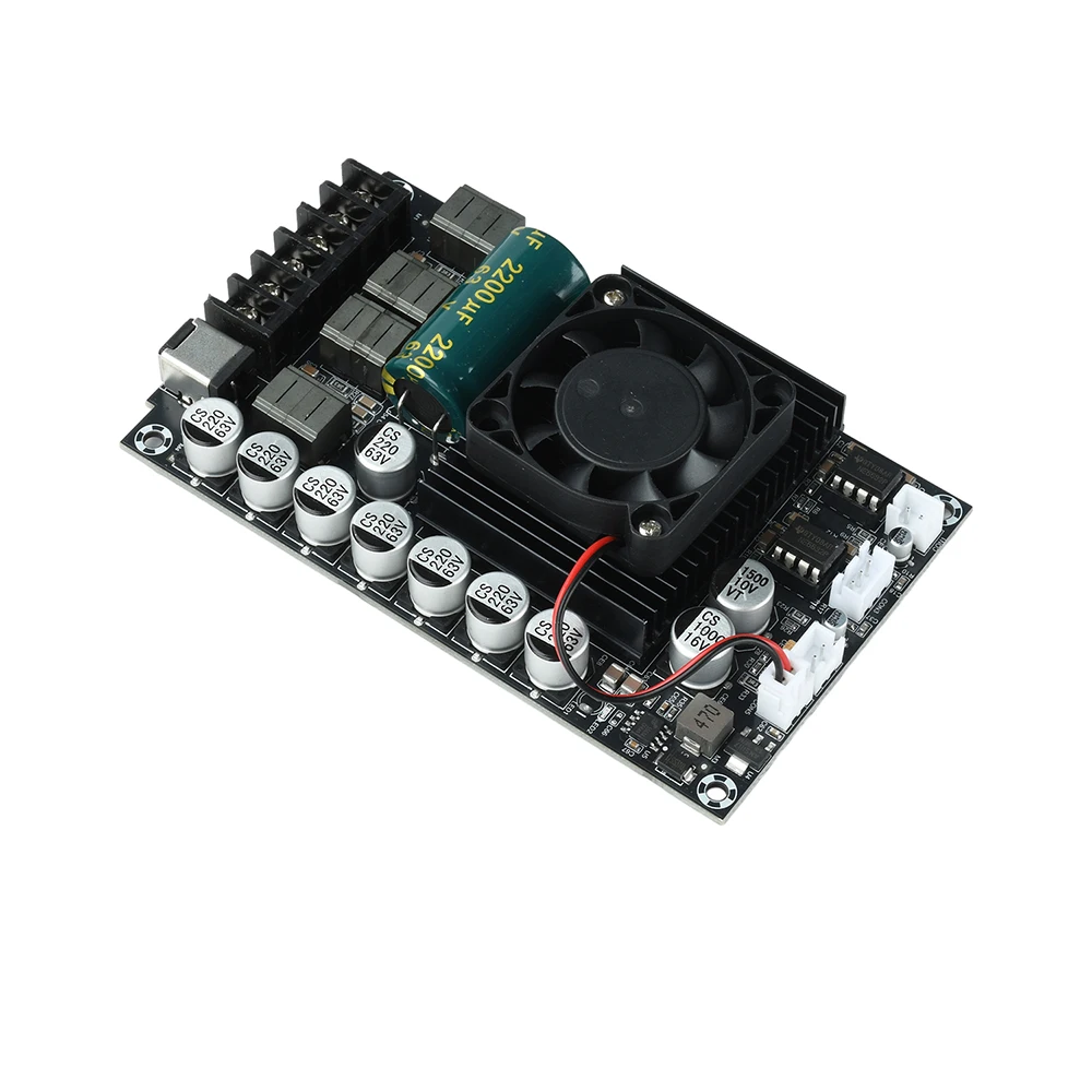 DC 18-55V TPA3255 Fever HIFI Digital Amplifier Board 300W+300W High Power Stereo Amplifier Module No Bluetooth