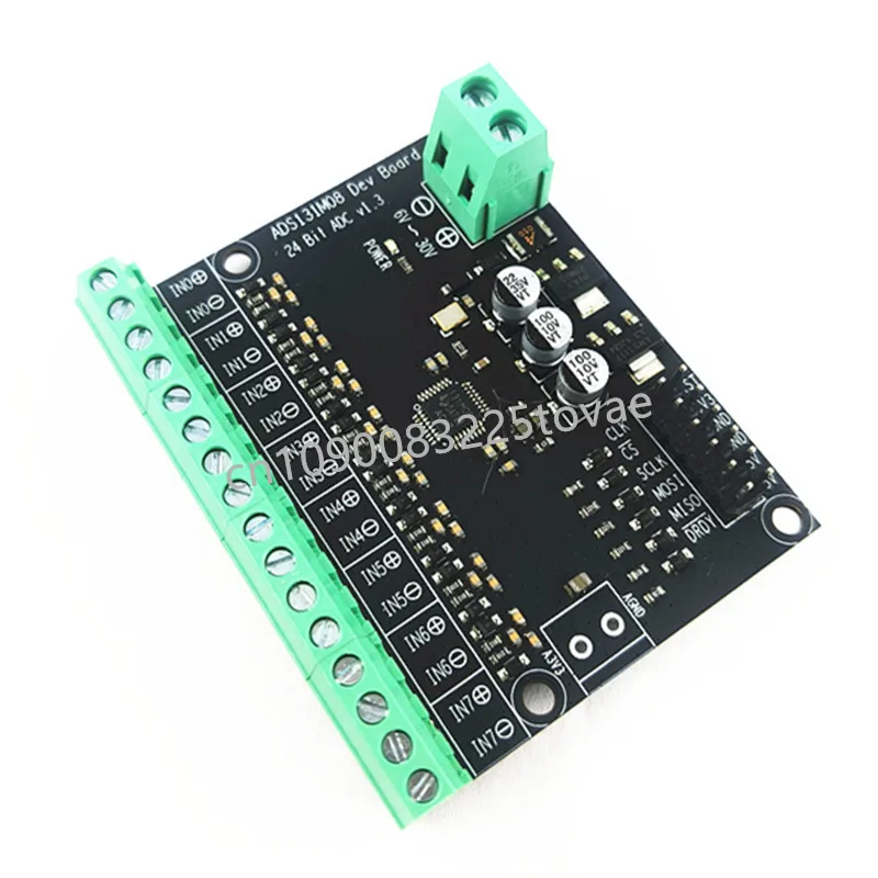 ADS131M08 Module 24-Bit High-Precision ADC Module, 8-Channel Differential Input