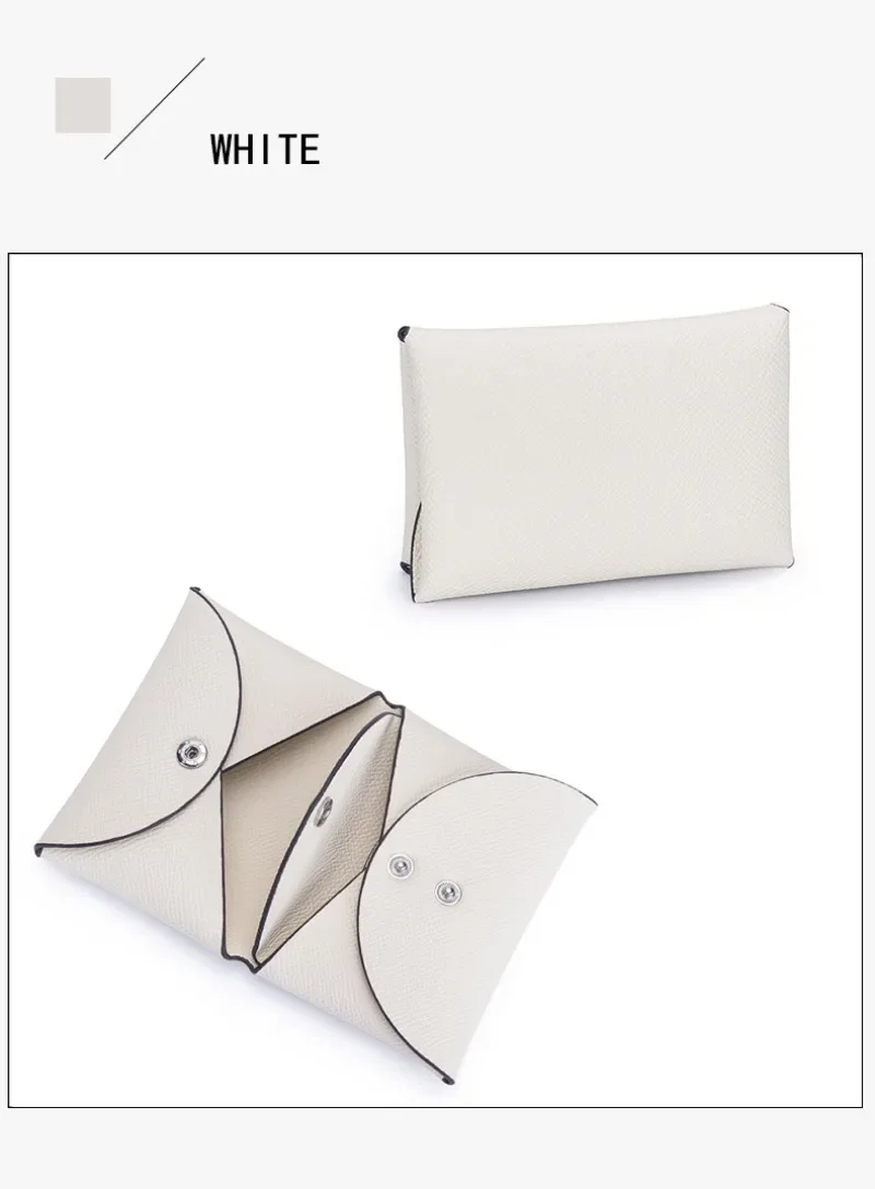 Mini Coin Purse Genuine Leather Small Coin Wallet Genuine Leather Hasp Coin Purse Pouch Change Holder Card Holder for Men Women