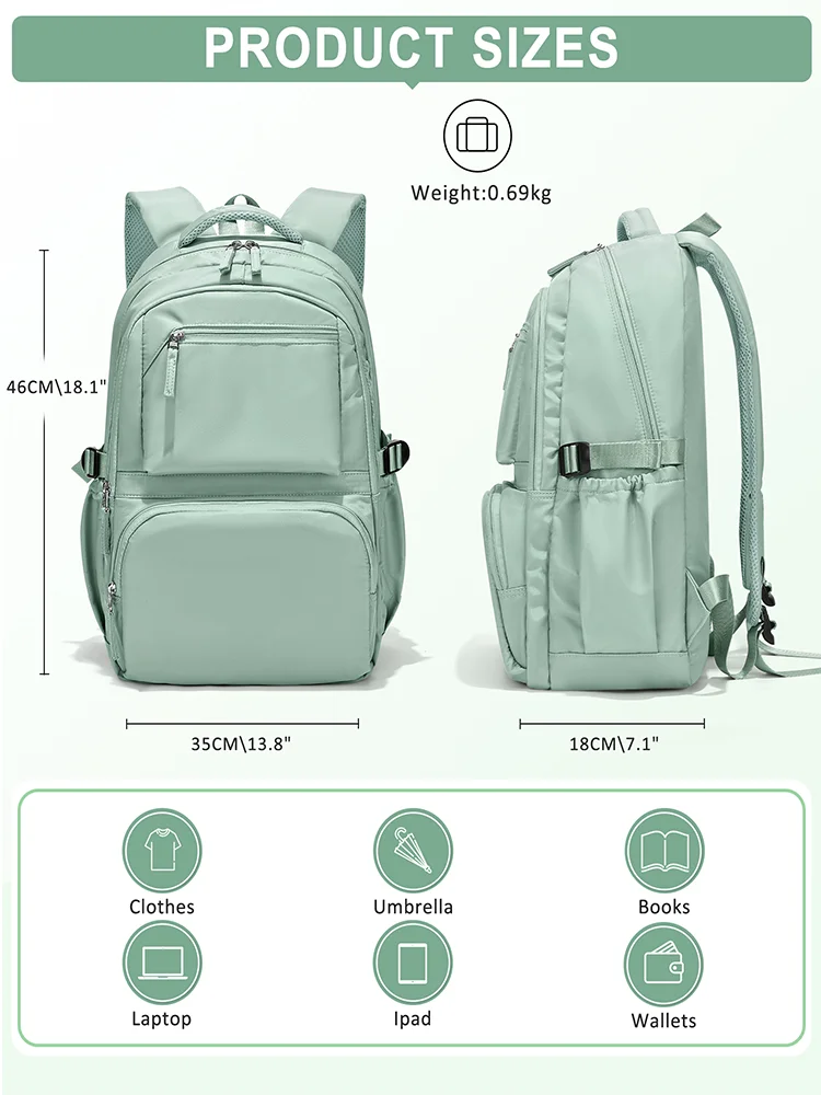 School Backpack For Women Men School Bag For Boys Girls College Backpack Brevite Backpack Laptop Backpack