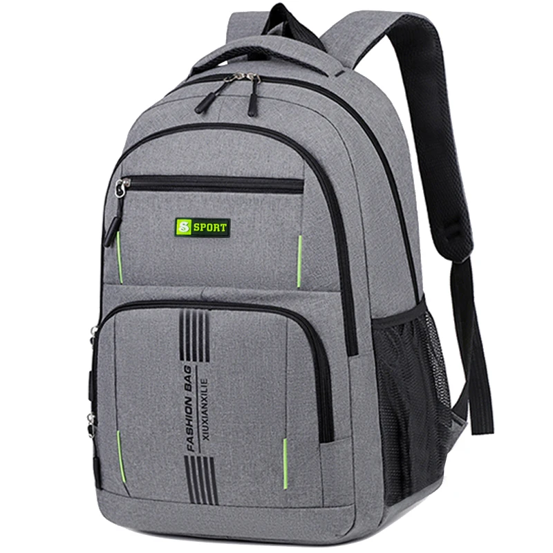 Neutral style backpack for men and women,suitable for business trips and student schoolbags,with multiple layers of pockets