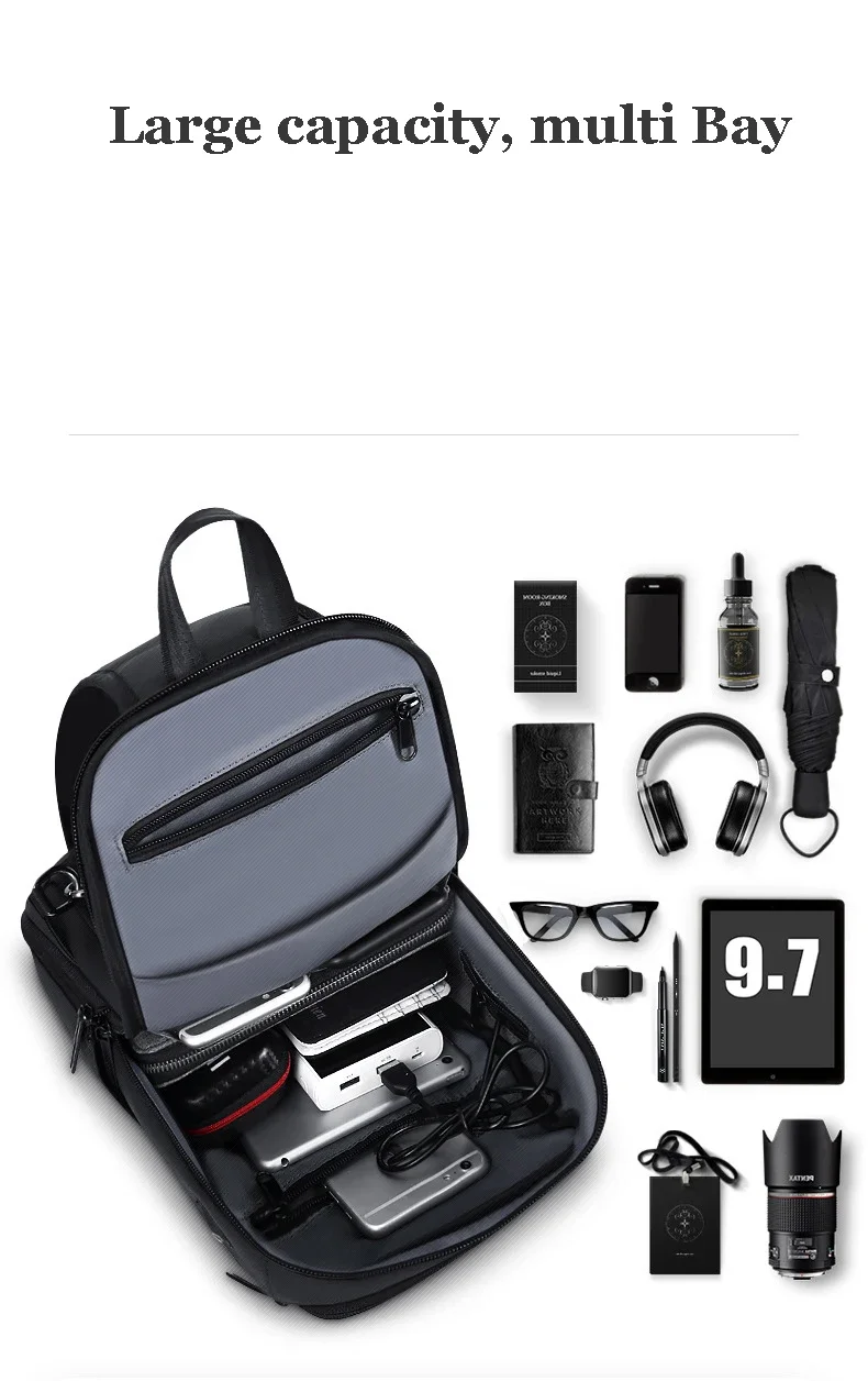 Designer Crossbody Bags for Fashion Shoulder Bags USB Messenger Sling Bag Chest Bag Oxford Single Shoulder Strap Pack