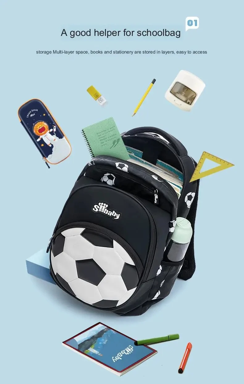 Boy Football Backpack Children Schoolbag Anime Backpack Travel School Bags for Teenage Boy Mochila Escolar Infantil Menino