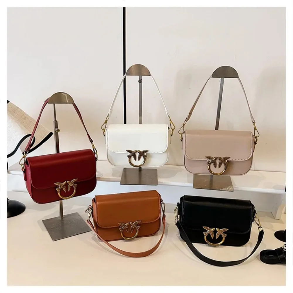 2026 New European Solid Color Small Square Bag, Fashionable Shoulder Bag, Popular Multifunctional Women's Crossbody Bag