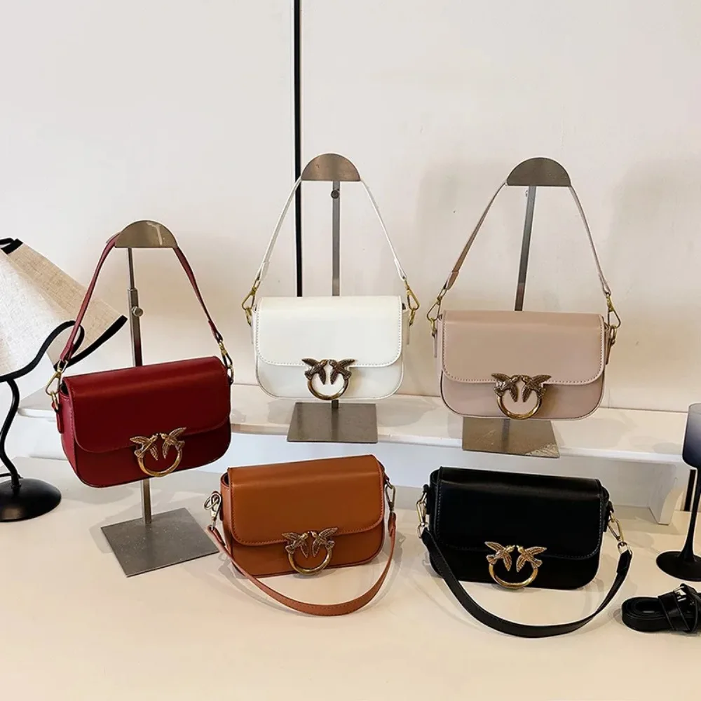 2026 New European Solid Color Small Square Bag, Fashionable Shoulder Bag, Popular Multifunctional Women's Crossbody Bag