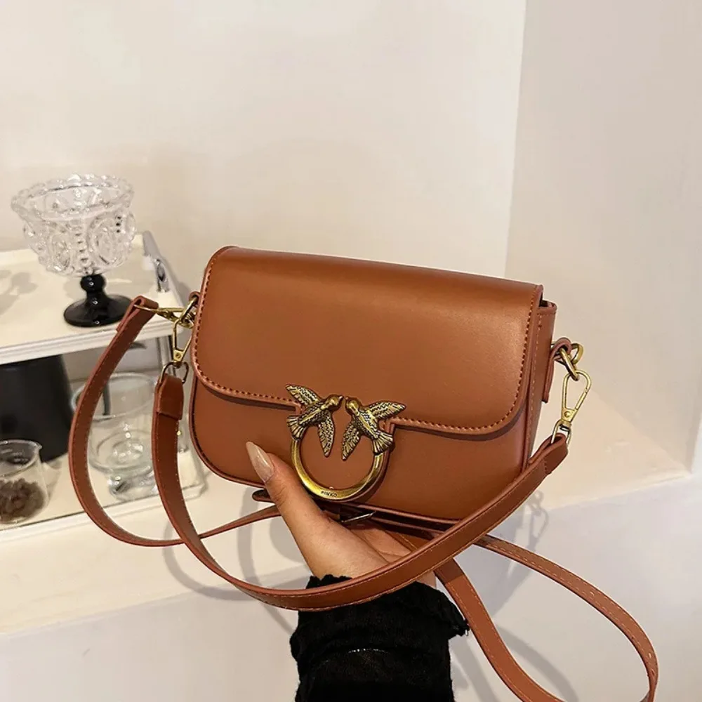 2026 New European Solid Color Small Square Bag, Fashionable Shoulder Bag, Popular Multifunctional Women's Crossbody Bag