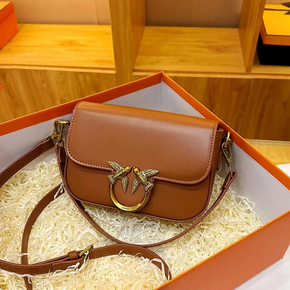2026 New European Solid Color Small Square Bag, Fashionable Shoulder Bag, Popular Multifunctional Women's Crossbody Bag