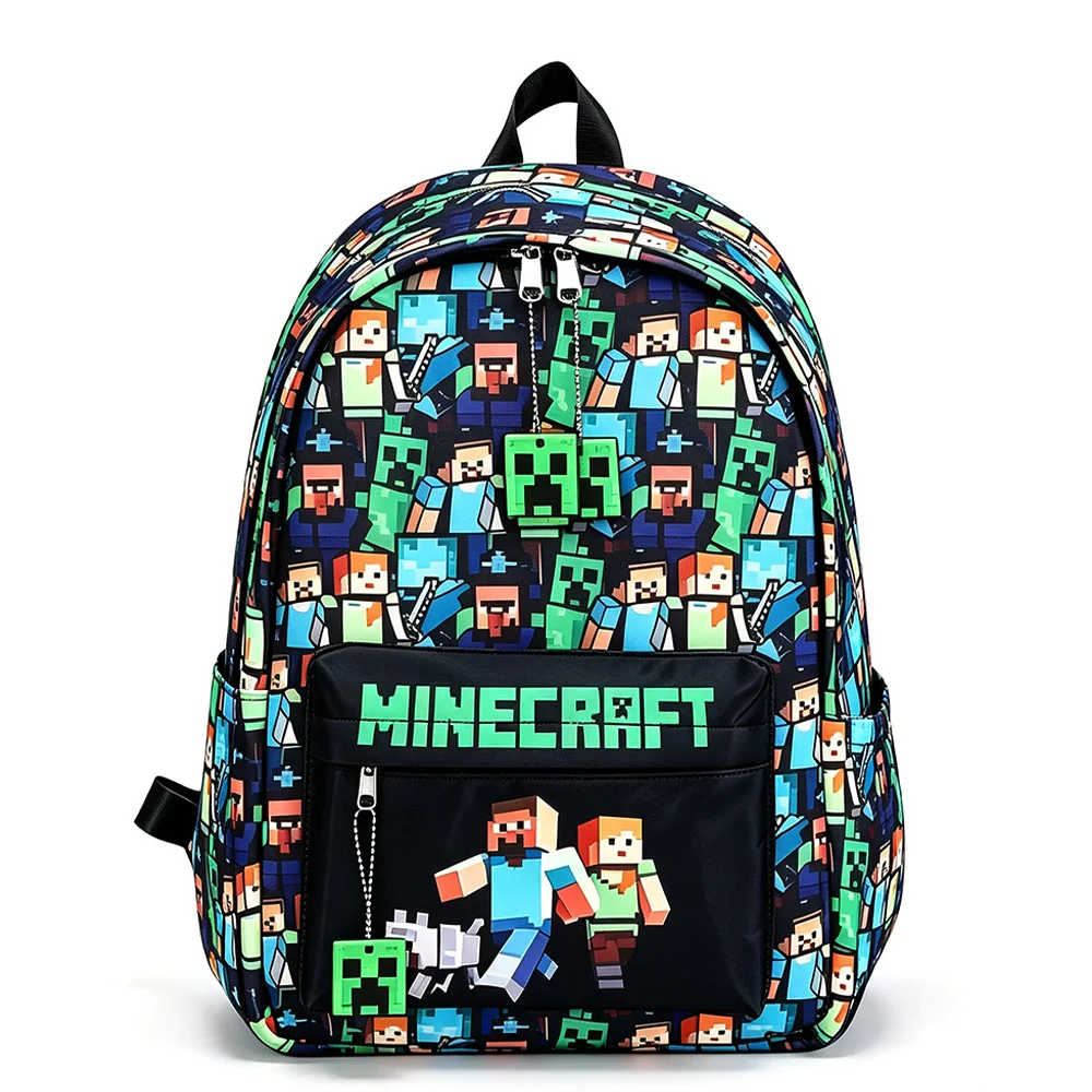 Graffiti Print Backpack Lightweight Casual Daily Travel School Bag for Young Men Outdoor College Use