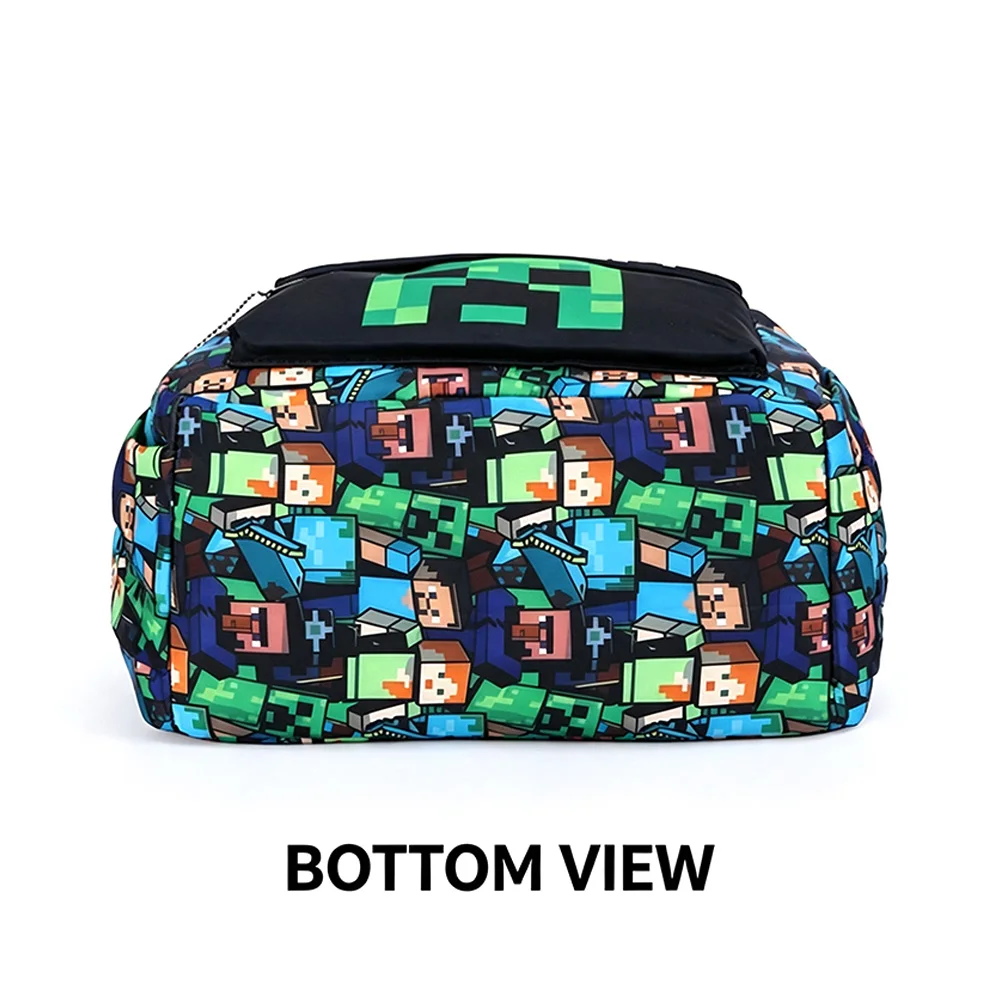 Graffiti Print Backpack Lightweight Casual Daily Travel School Bag for Young Men Outdoor College Use