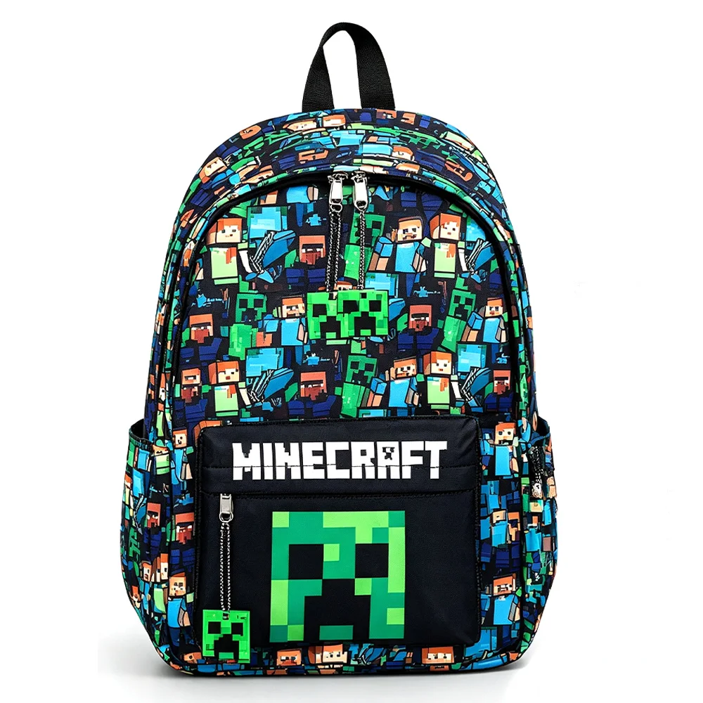 Graffiti Print Backpack Lightweight Casual Daily Travel School Bag for Young Men Outdoor College Use