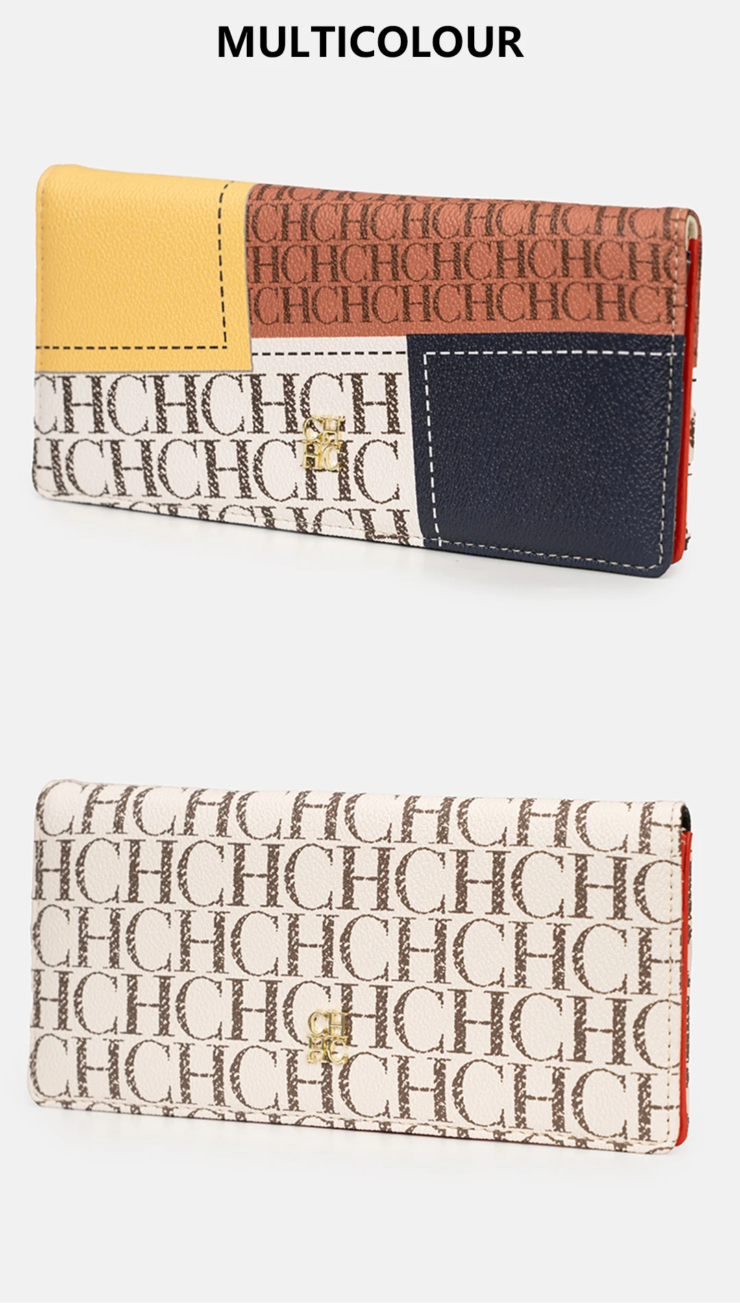 CH Women Wallet Clutch Large Capacity Zipper Printed Luxury Designer Women Party Fashion Trend Best Gift New Arrival