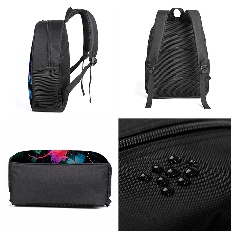 Hot GamePad 3Pcs/Set Backpack With Messenger Bags ,Pencil Bag,School Bag For Boy/Girls Best Gift 2D Cartoon Student School Bags