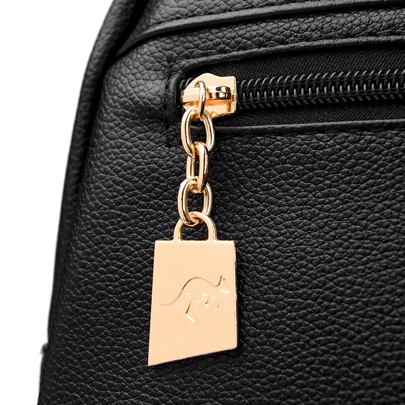 Student Bags Women’s Backpack Designer High Quality Soft Leather Simple Fashion Backpack Large Capacity Antitheft Shoulder Bags