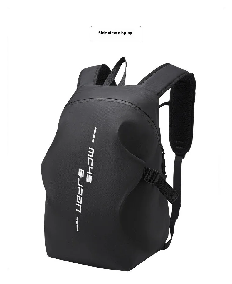 Motorcycle backpack, men's waterproof helmet backpack, riding bag, motorcycle backpack, laptop bag, large capacity travel backpa